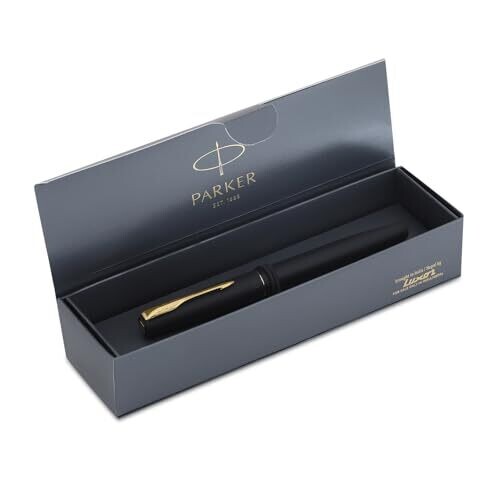 Parker Frontier Matte Black Gold Trim...